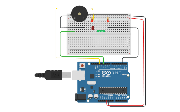 Circuit design TILT SENSOR GROUP 3 ABM 3 - Tinkercad