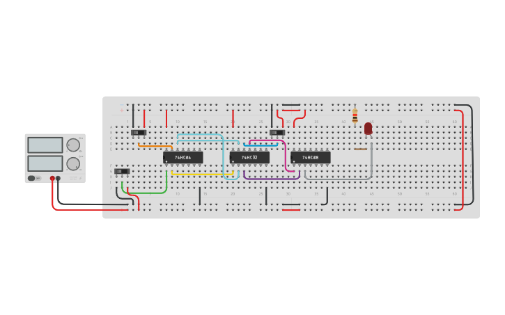 Circuit design REALIZATION USING POS - Tinkercad