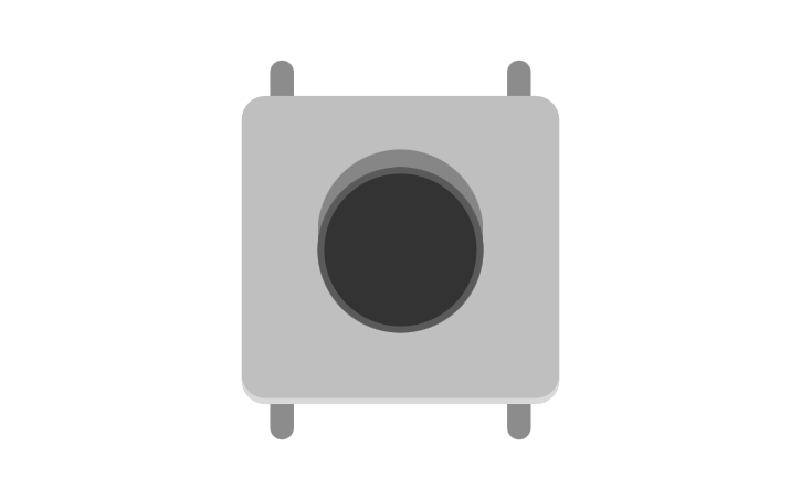 Circuit design Old push button (Custom part) - Tinkercad