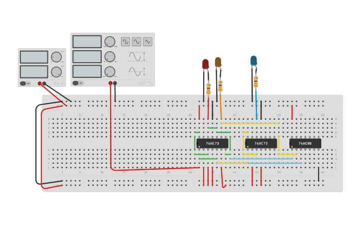 Circuit design (b) Design a 3- bit counter using JK flip-flop displayed ...