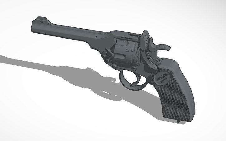 3D design Revolver - Tinkercad