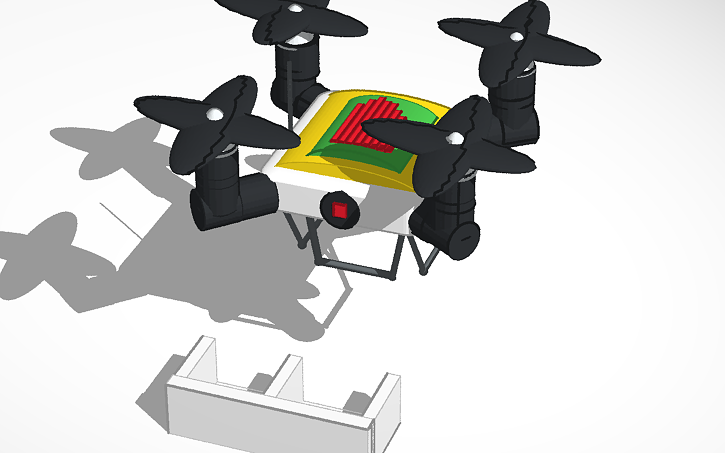 3D design Drone - Tinkercad