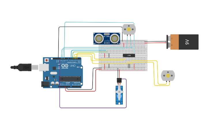 Circuit design task4 - Tinkercad