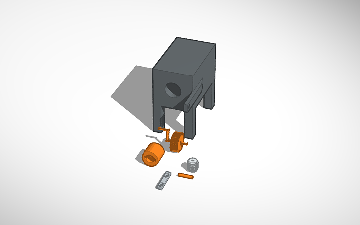 3D design Mini Air Compressor - Tinkercad