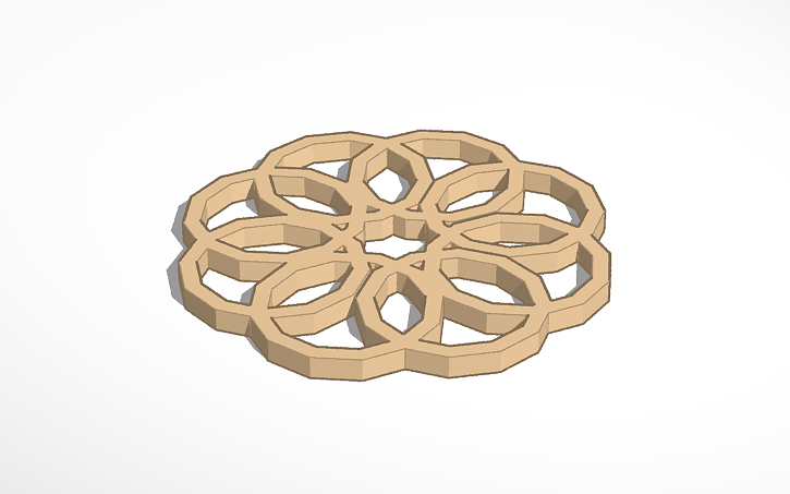 3D design Dodecagon Wheel - Tinkercad