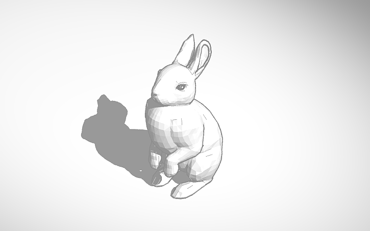 3D design Bunny #Animals #bunny - Tinkercad