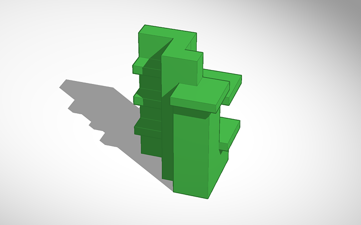 3D design A modern building shape - Tinkercad