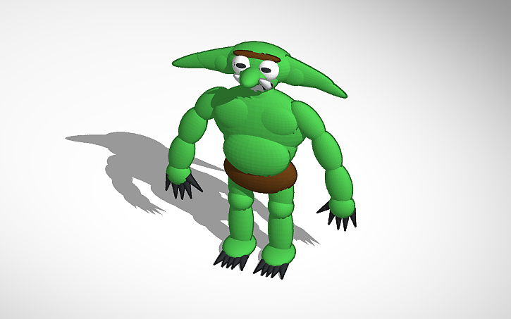 3D design Goblin Standard - Tinkercad