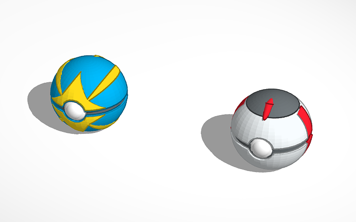Timer Ball Model 3D design Quick ball and Timer ball - Tinkercad