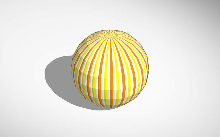 3D design Sun Pattern - Tinkercad