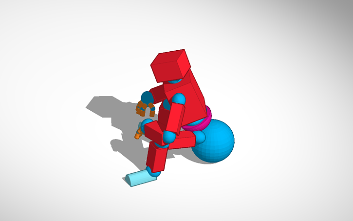 3D design ThinkerBot - Tinkercad