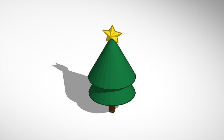 3D design Christmas Tree - Tinkercad