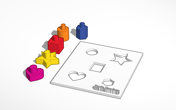 3D design shape match by paola Escobar - Tinkercad