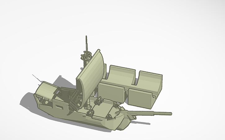 3D design SOT Sloop - Tinkercad