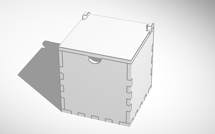 3D design Simple Box - Tinkercad