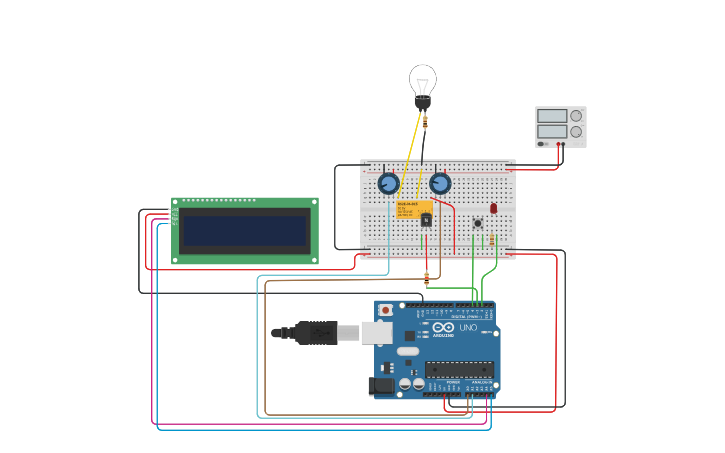 Circuit design SWR Protection with arduino - Tinkercad