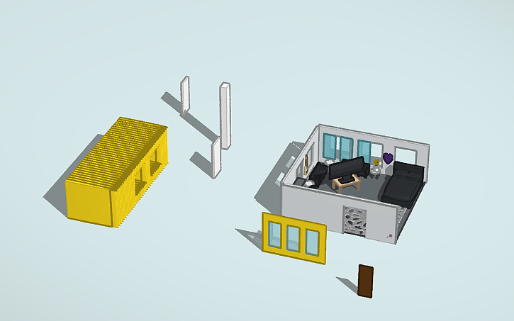 3D design Copy of Interior Design Challenge - Tinkercad