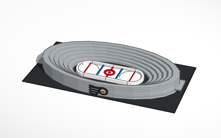 3D design Ice Rink - Tinkercad