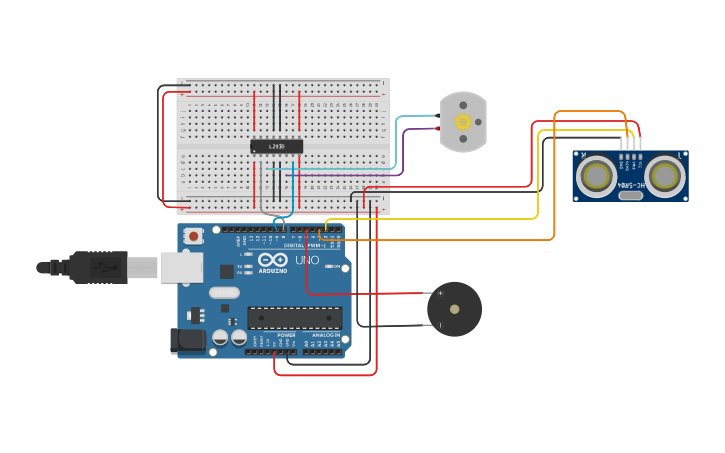 Circuit design TANK WATER LEVEL CONTROLLER USING ARDUINO - Tinkercad