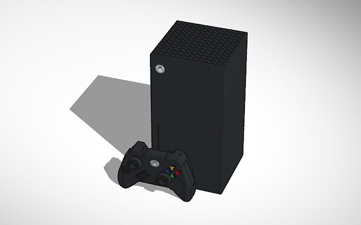 3D design XBox Series X - Tinkercad