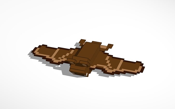 3D design minecraft bat - Tinkercad