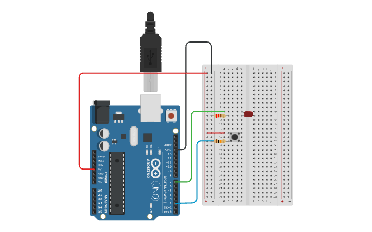 Circuit design posh botom - Tinkercad