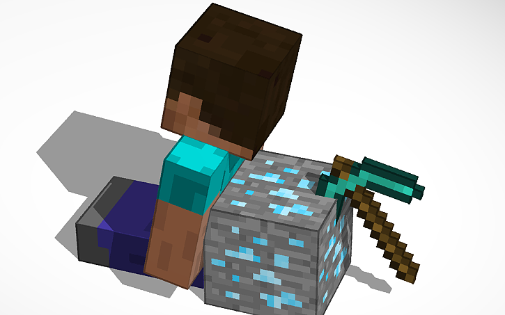 Minecraft Solidworks 3D design Minecraft - Tinkercad