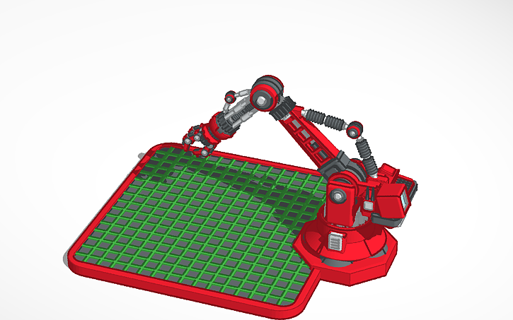 3D design Factory Robot Arm - Tinkercad