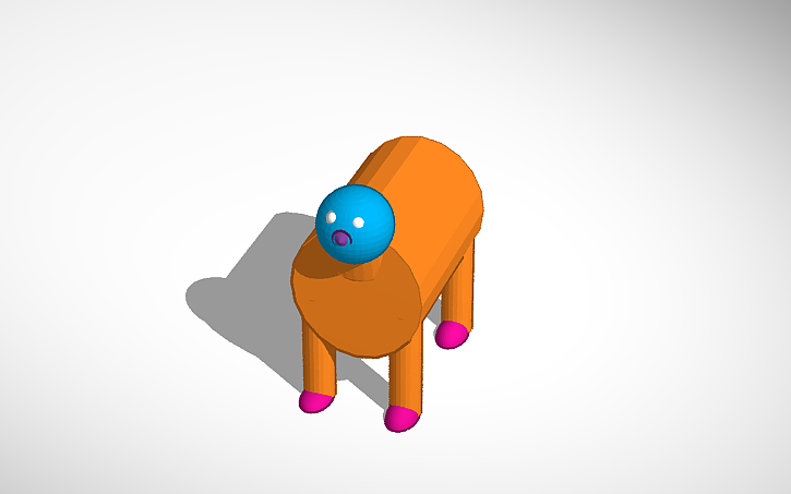 3D design Tiger - Tinkercad