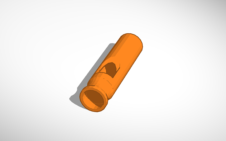 3D design Whistle - Tinkercad