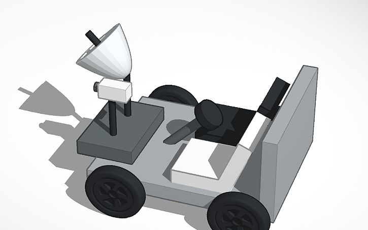 3D design Moon rover - Tinkercad