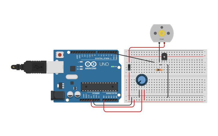 Circuit design Pract 5 - Tinkercad