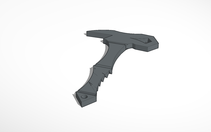 3D design Tomahawk COD - Tinkercad