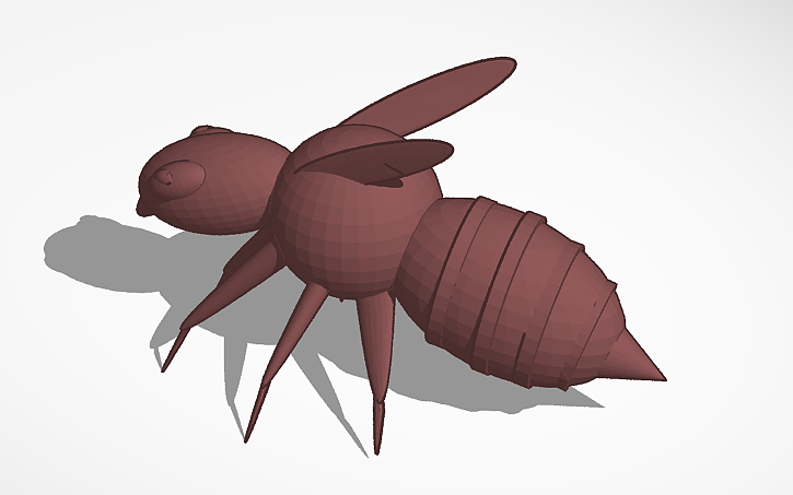 3D design bee - Tinkercad