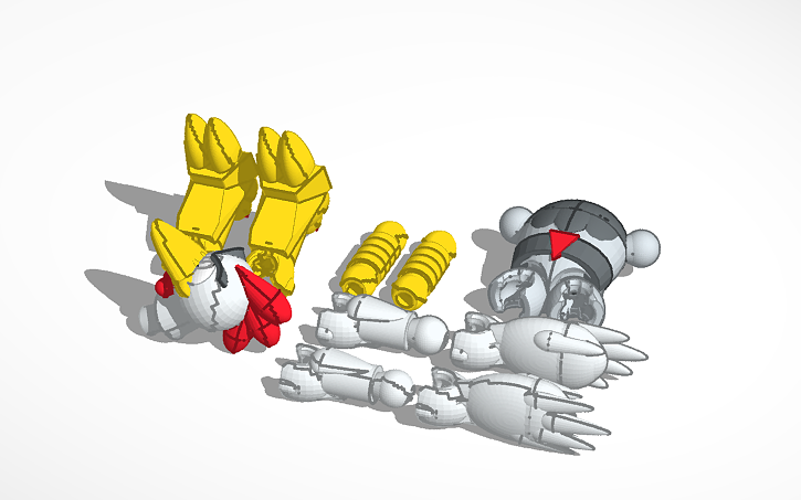 3D design Scratch from Sonic the Hedgehog - Tinkercad