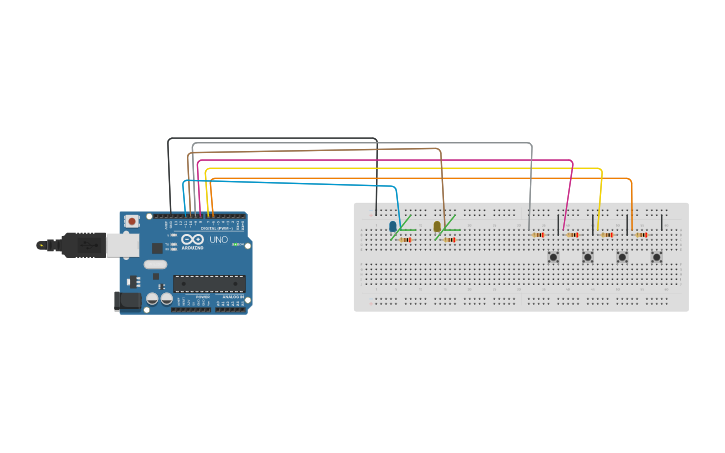 Circuit design work 1 - Tinkercad