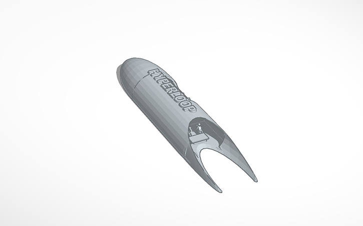 3D design hyperloop - Tinkercad