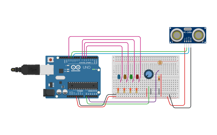 Circuit design Arduino-Functions-Labs-#2 - Tinkercad