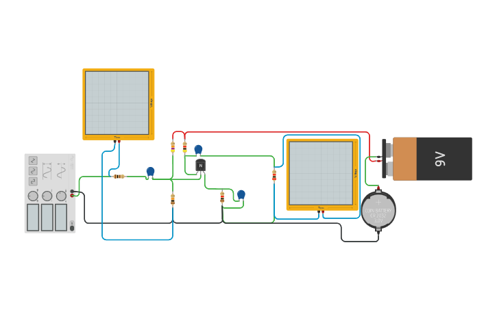 Circuit design Transistor as an Amplifier - Tinkercad