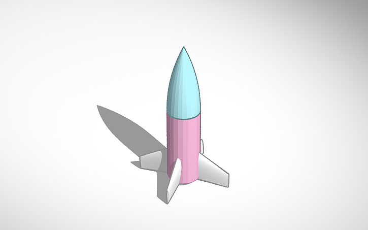3D design Rocket - Tinkercad