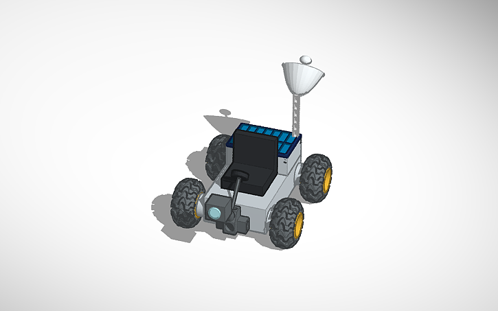 Simple Rover Tinkercad 3D design Rover - Tinkercad
