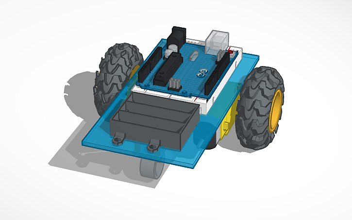 3D design Chasis - Tinkercad