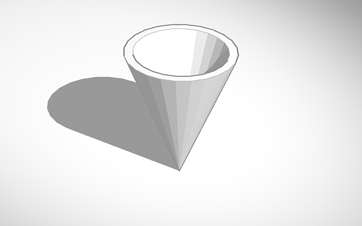 3D design Cone - Tinkercad