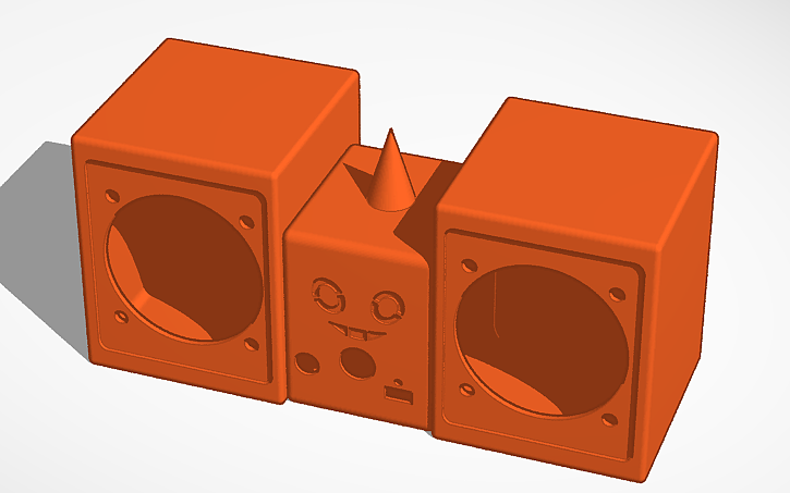 3D design Rotom Stereo form - Tinkercad