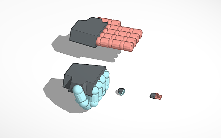 3D design Mech hand - Tinkercad