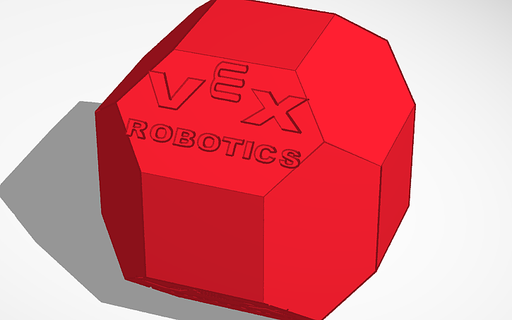 3D design vex v5® Robotics: push back game block - Tinkercad