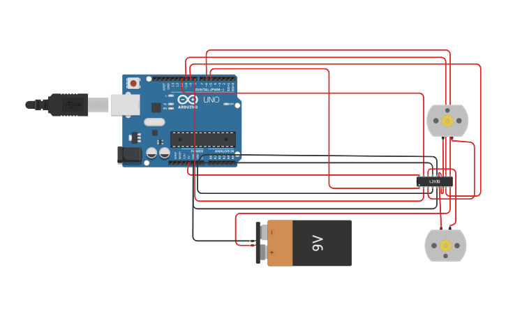 Circuit design Smashing Turing - Tinkercad