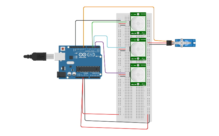 Circuit design lab experiment 5 - Tinkercad