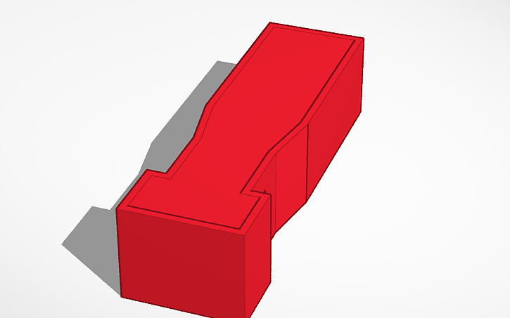 3D design Shorter Trackmaster Undershell - Tinkercad