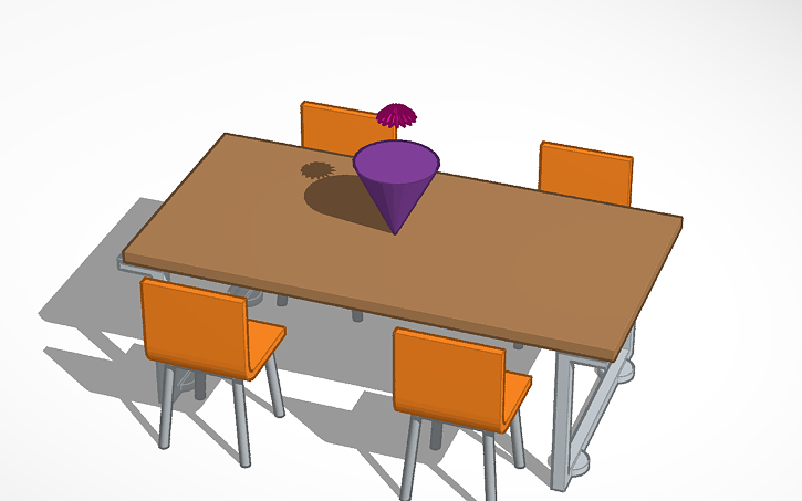 3D design table - Tinkercad